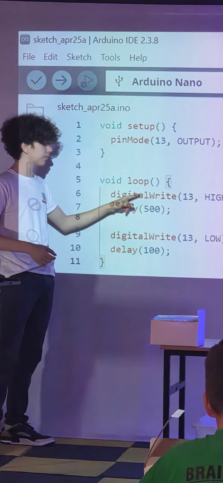 Презентација на Arduino код