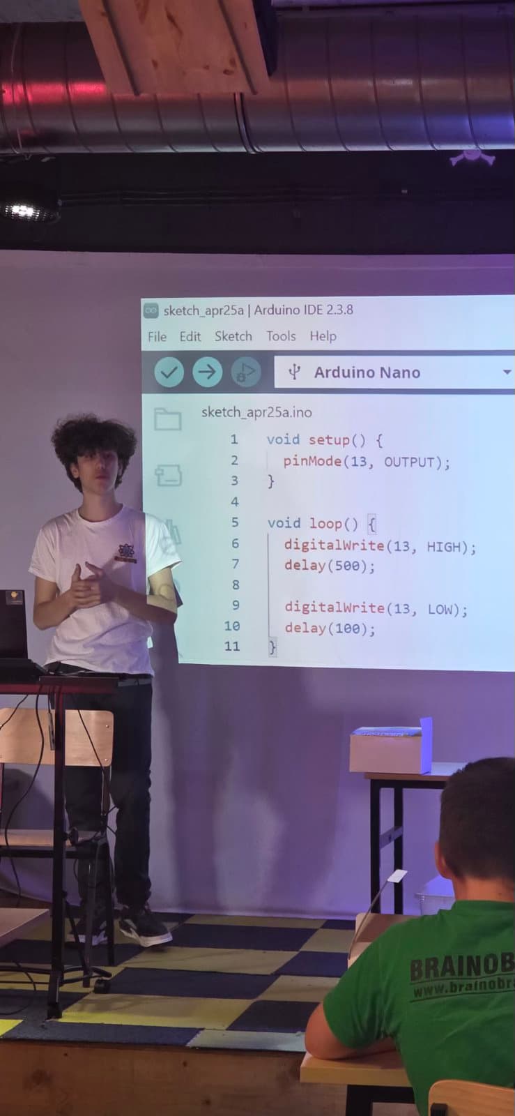 Презентација на Arduino код